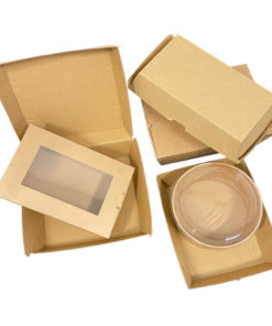 #S2 CLEAR FLIPTOP RIBBED 150x100x55mm. TQP501-B25